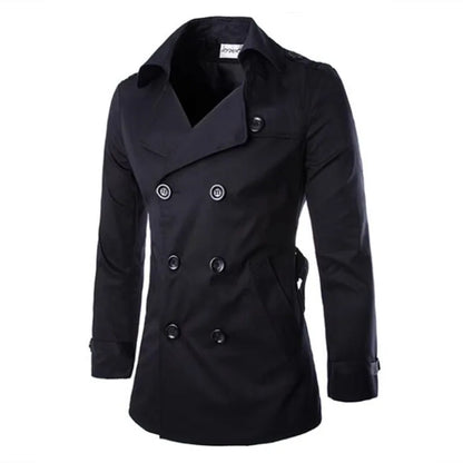 Gabardina de Hombre Corte Ajustado de Largo Medio