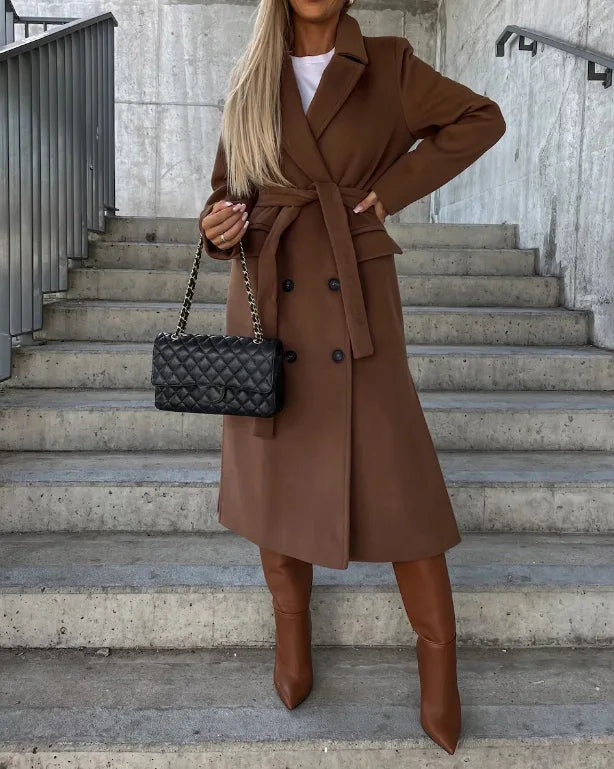 Women’s Classic Long Sleeve Trench Coat