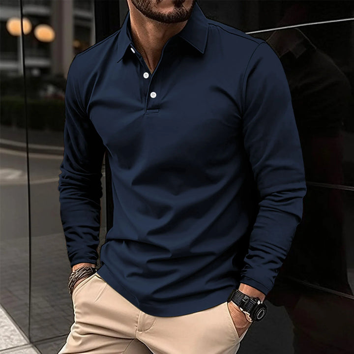 Casual Long-Sleeved Polo