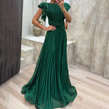 Abigail | Pleated Evening Dress