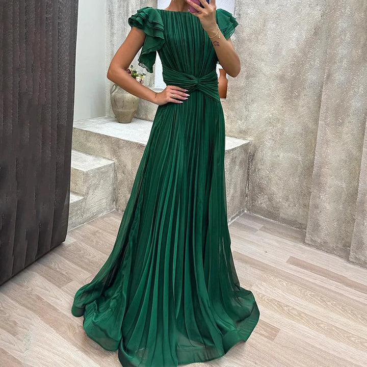 Pleated Evening Dress