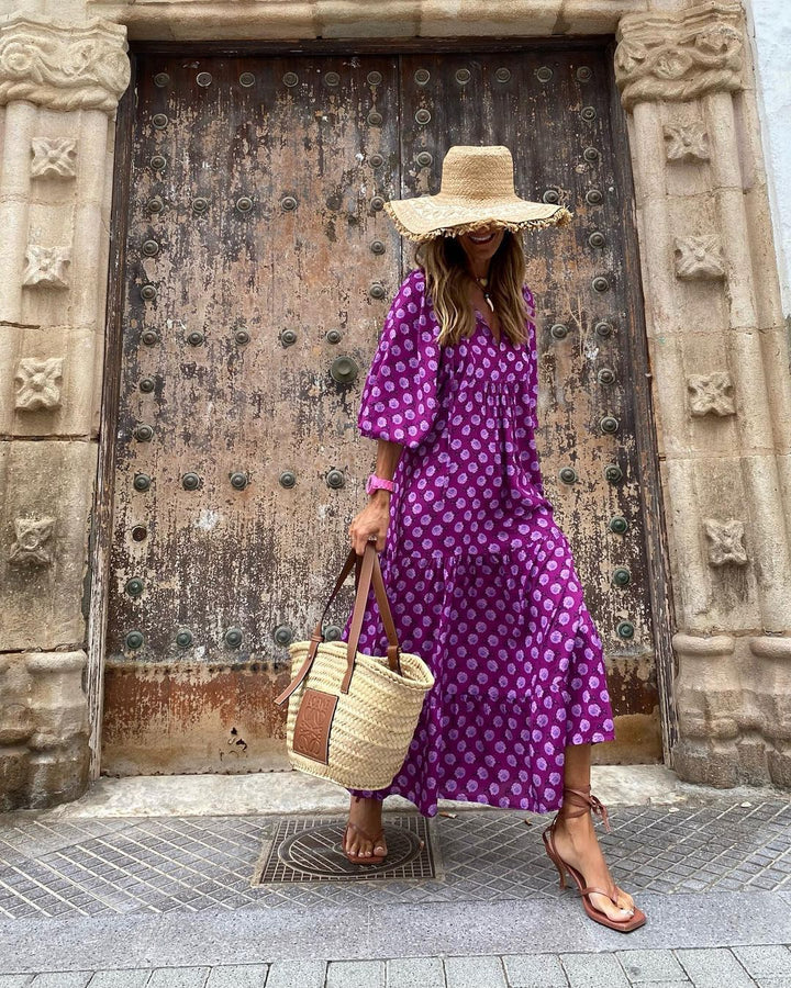 Vestido maxi bohemio