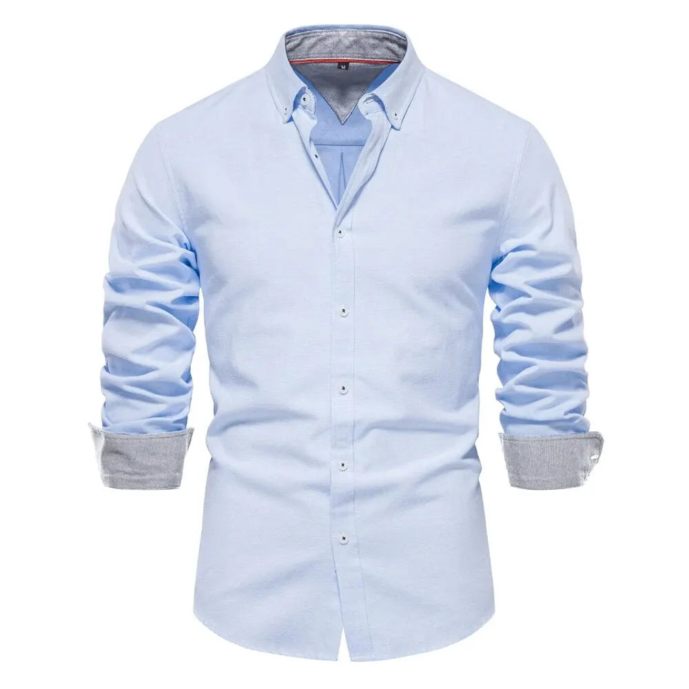 Camisa de corte entallado Sleek Comfort