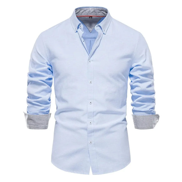 Camisa de corte entallado Sleek Comfort