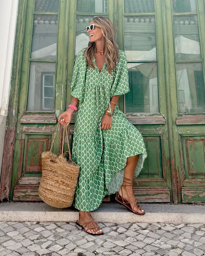 Vestido maxi bohemio