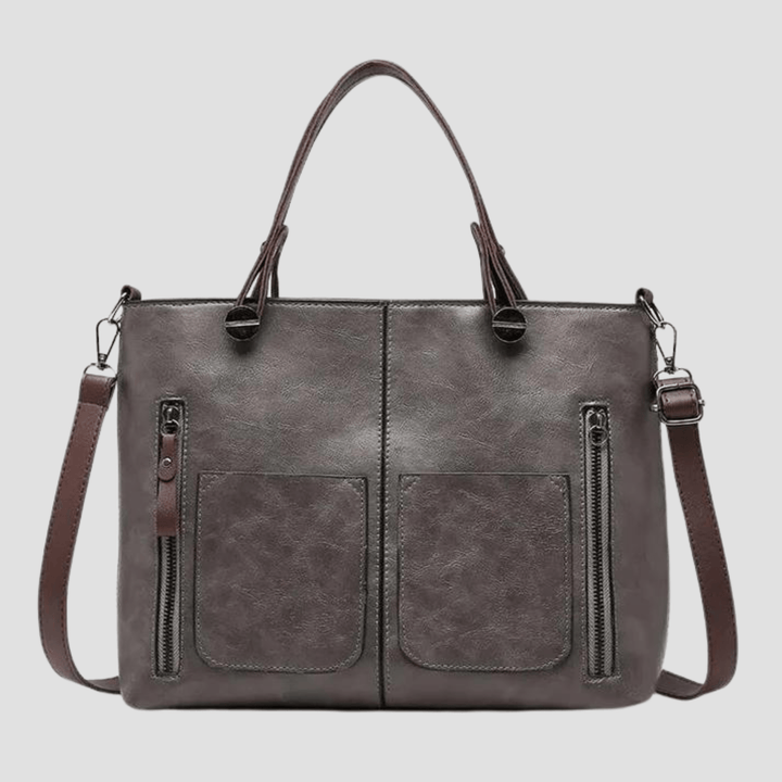 Chic Retro Leather Shoulder Bag