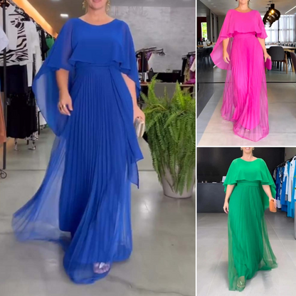 Women’s Formal Pleated Floor Length Dress