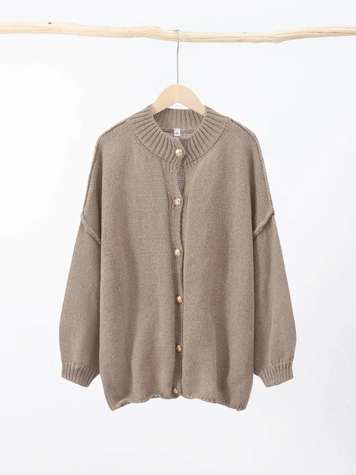 Women’s Winter Relaxed Fit Knit Button Cardigan