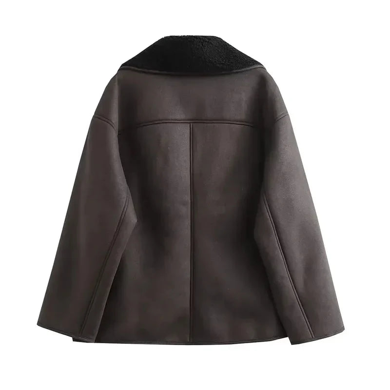 Women's Shearling Aviator Jacket