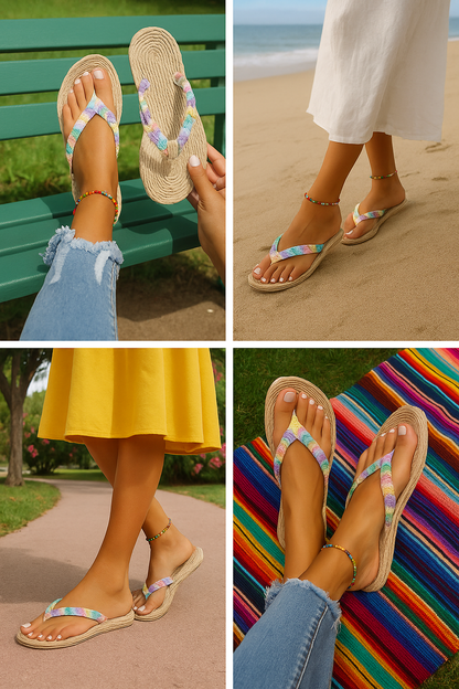 Braided Flip Flops