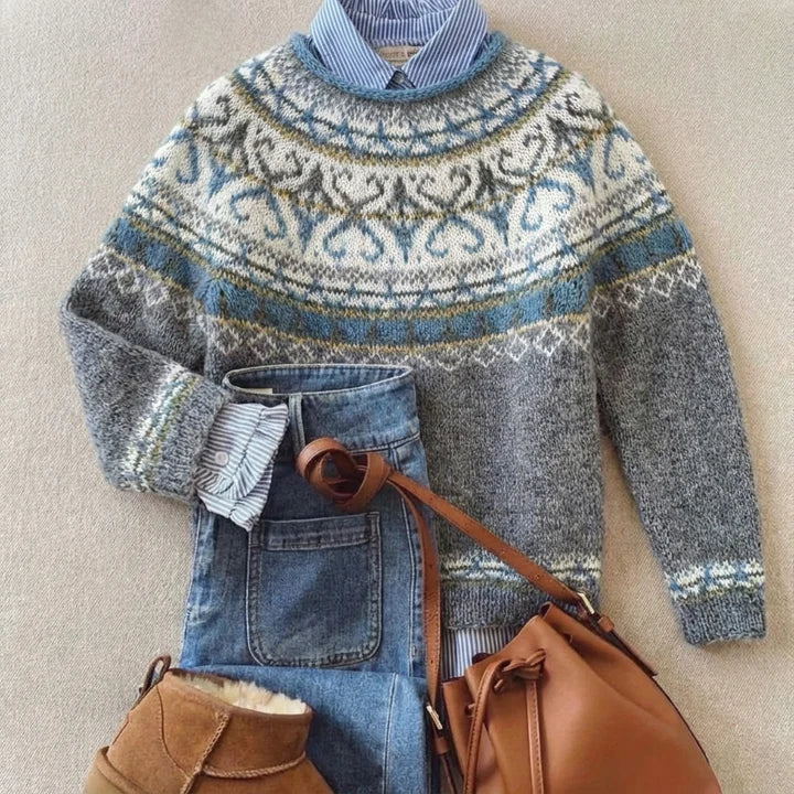 Chic Vintage Knitted Sweater