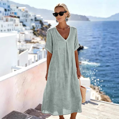 Melina | Airy summer dress with elegant fluid fit