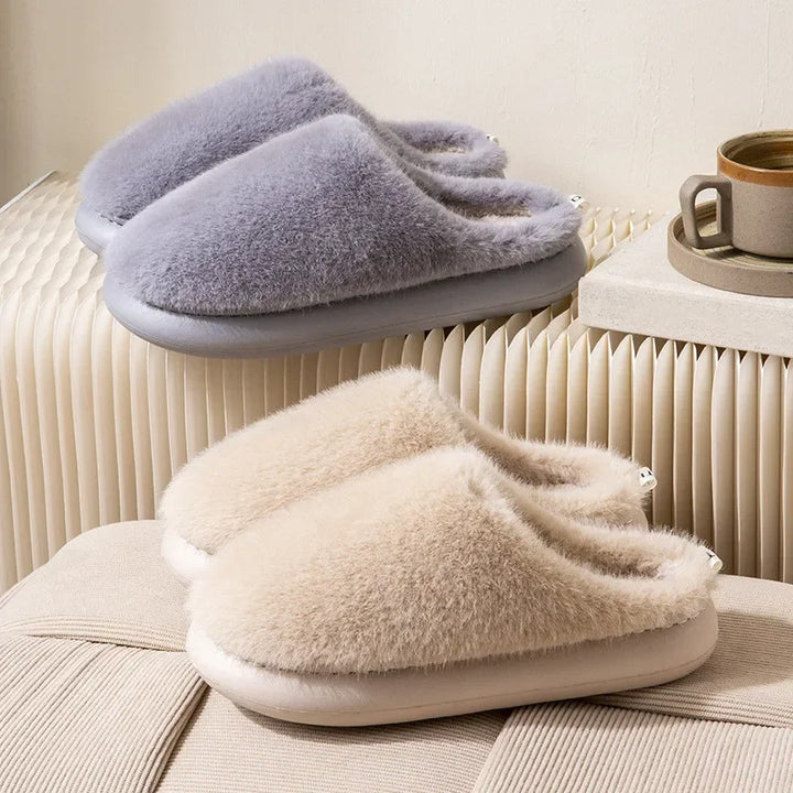 Women’s Cozy Fluffy Slip-On Slippers