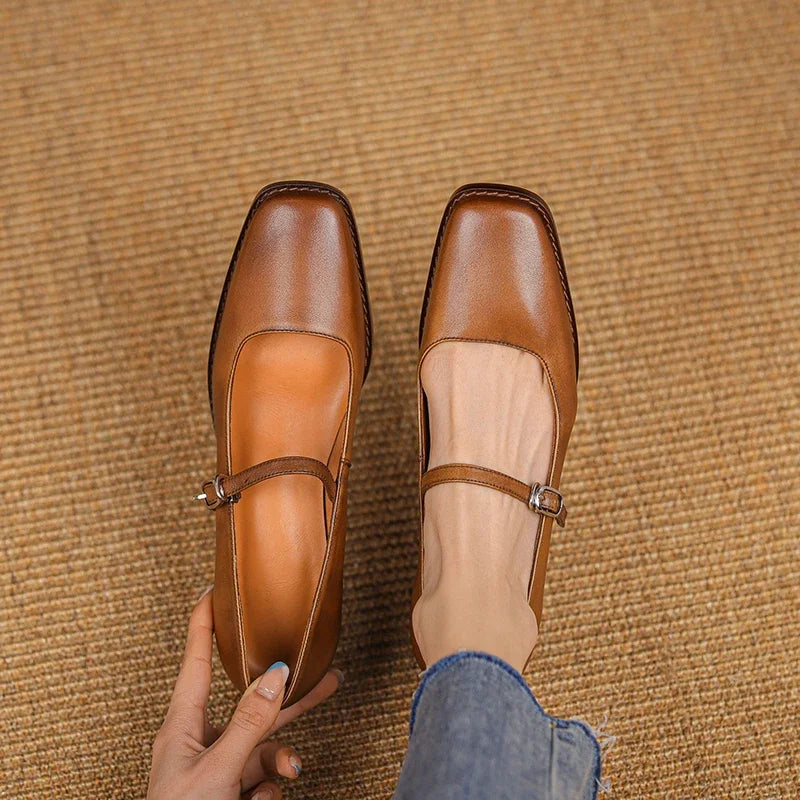 Women’s Spring Strap Block Heel Shoes
