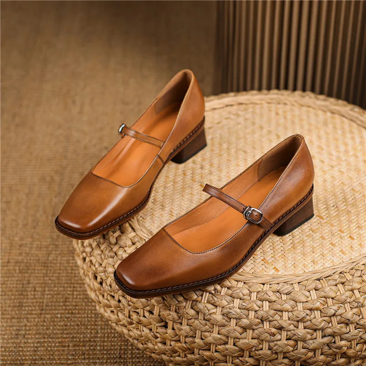 Women’s Spring Strap Block Heel Shoes