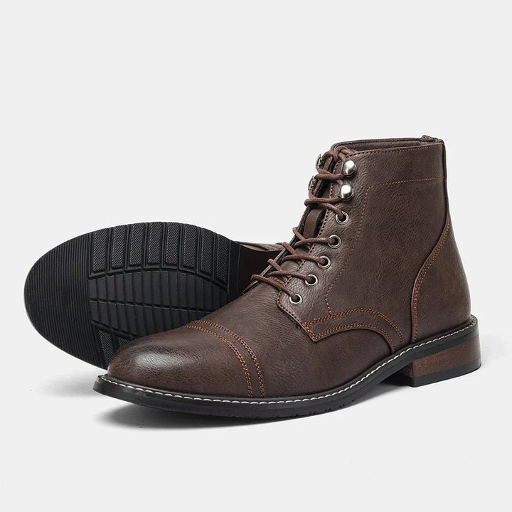 Vintage-Inspired Derby Boots