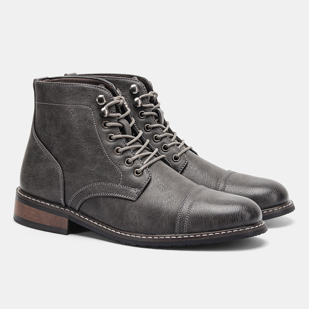 Vintage-Inspired Derby Boots