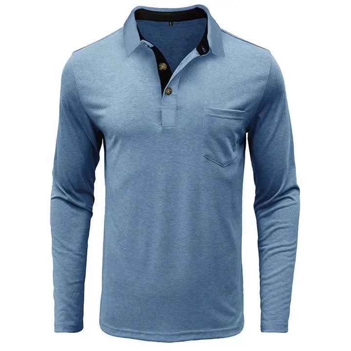 Polo texturizado informal elevado
