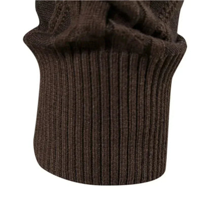 Men's Cardigan with Button Placket