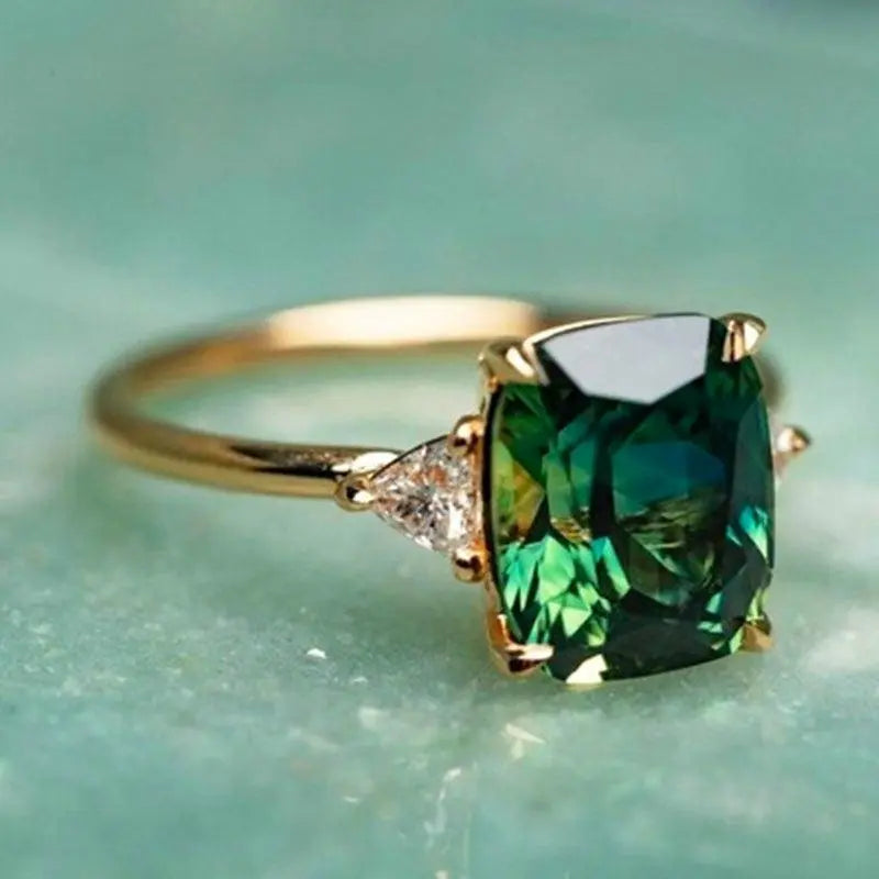 Emerald Statement Ring