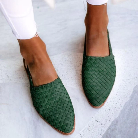 Women’s Spring Woven Ballet Flats