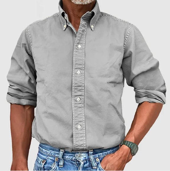 Camisa Esencial de Manga Larga