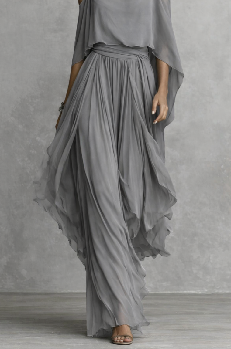 Isabela | Gray Fluid Set