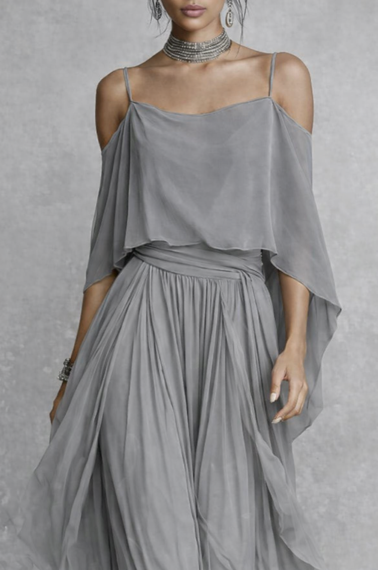 Isabela | Gray Fluid Set
