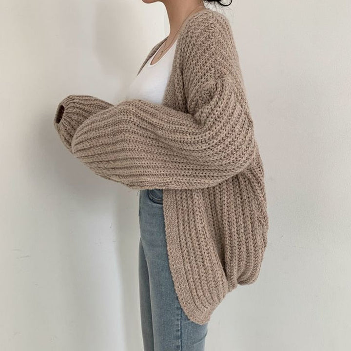 Women’s Casual Knit Oversized Open Front Sweater
