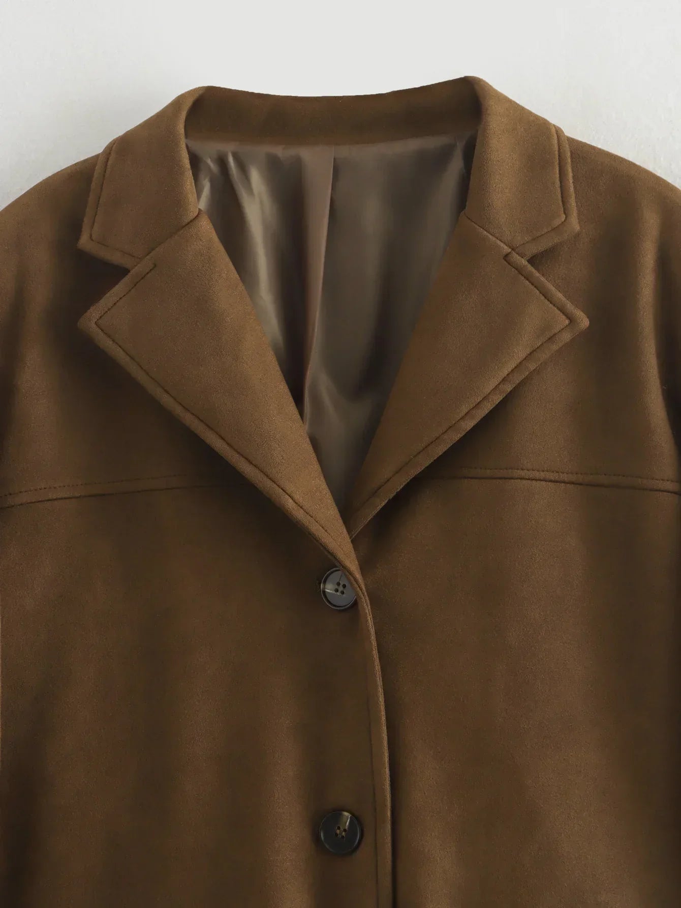 Women's Casual Buttoned Oversized Jacket