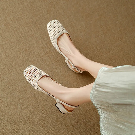 Mid Heel Sandals