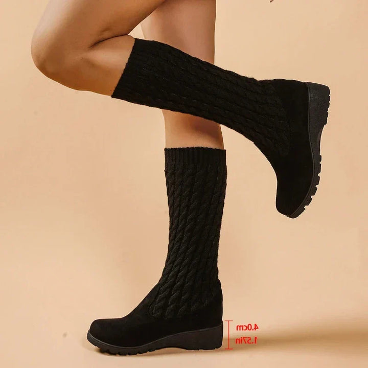 Botas ortopédicas de cuero prémium para mujer