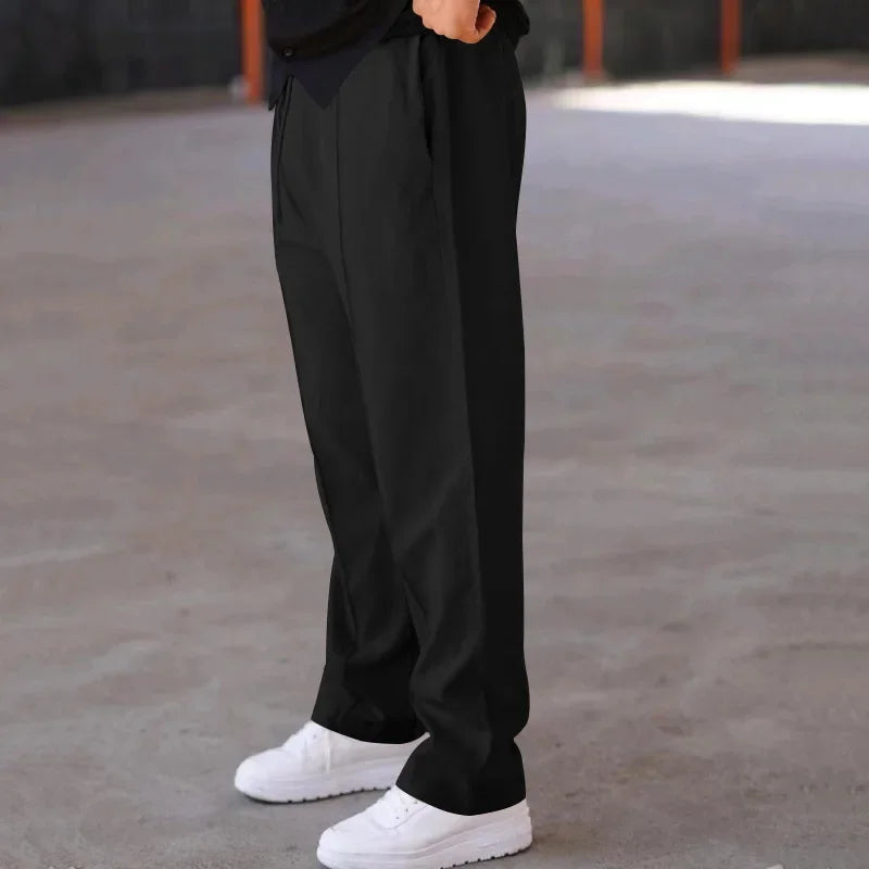 Men’s Loose-Fit Formal Trousers
