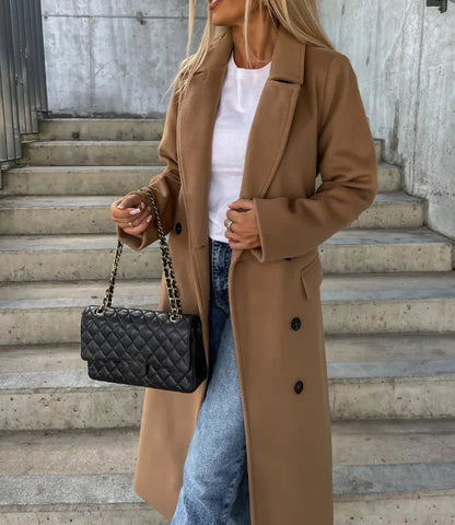 Women’s Classic Long Sleeve Trench Coat
