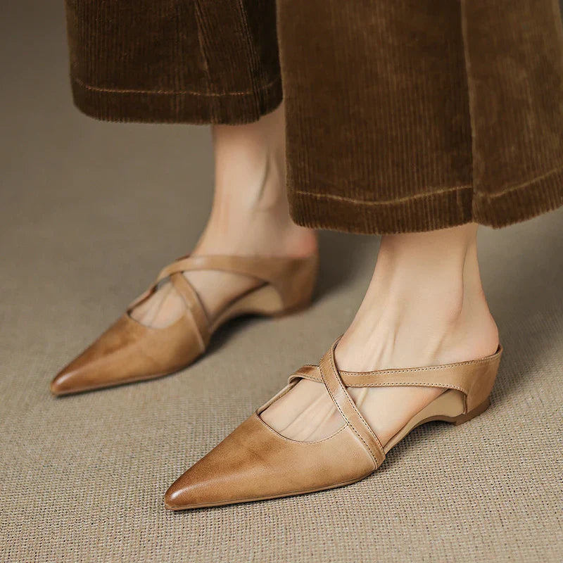Mules de Piel Genuina