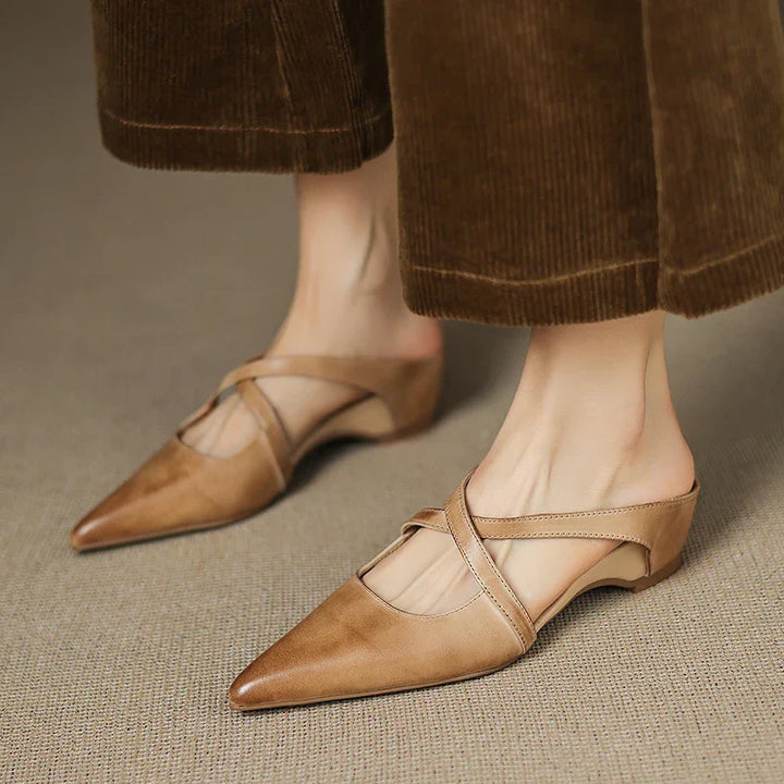 Mules de Piel Genuina