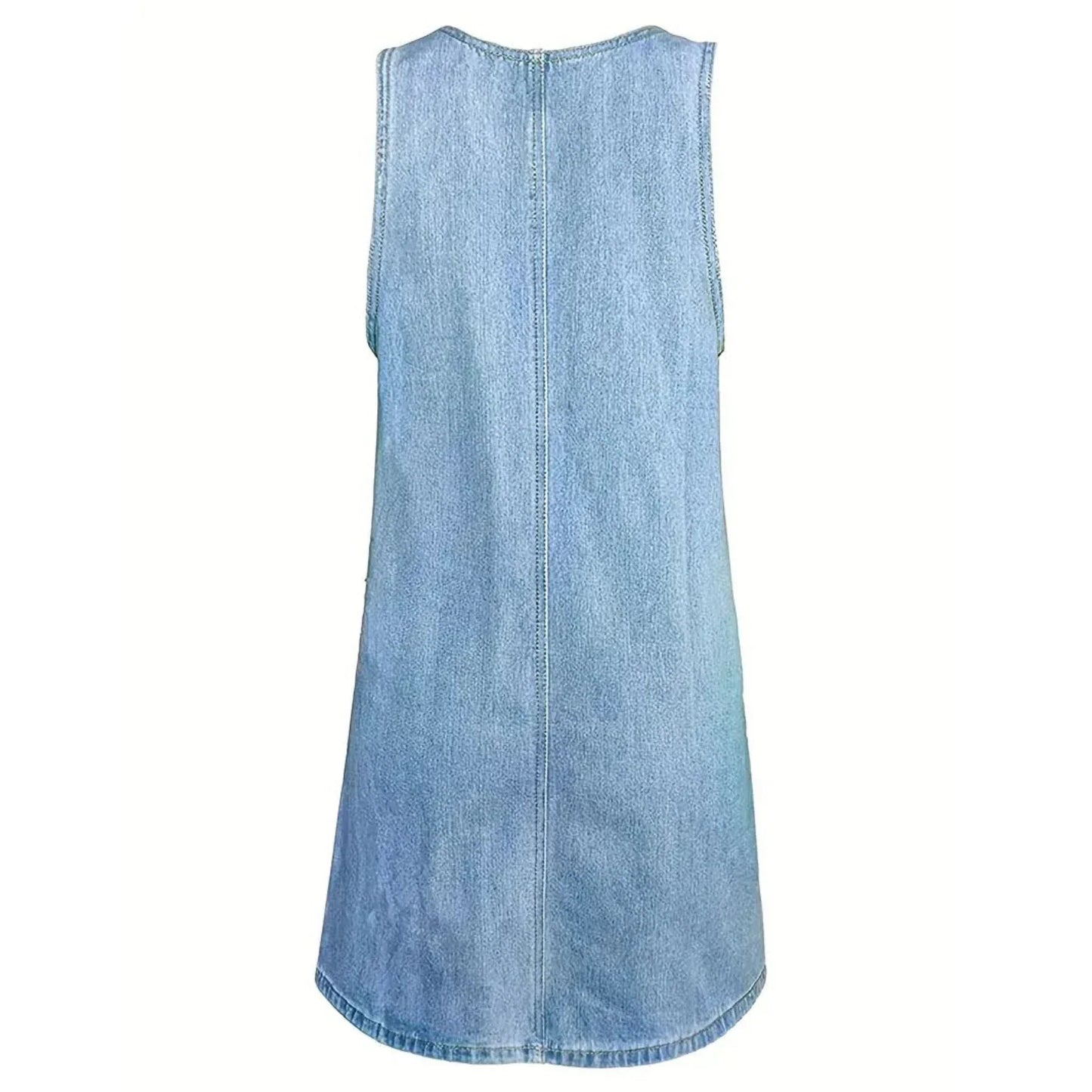 Saylor | Relaxed Denim-Look Dress