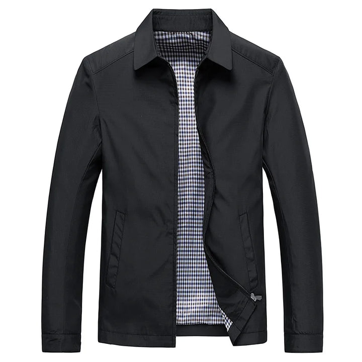 Chaqueta elegante con cremallera 