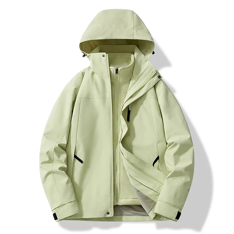 Men’s Winter Hooded Ski Zip Up Jacket