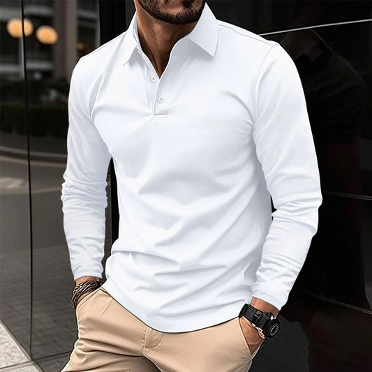 Casual Long-Sleeved Polo