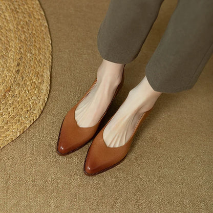 Zapatos de tacón clásicos y cómodos