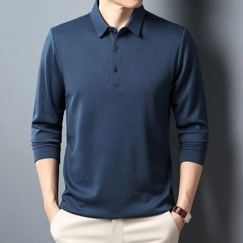 Polo de gofre informal