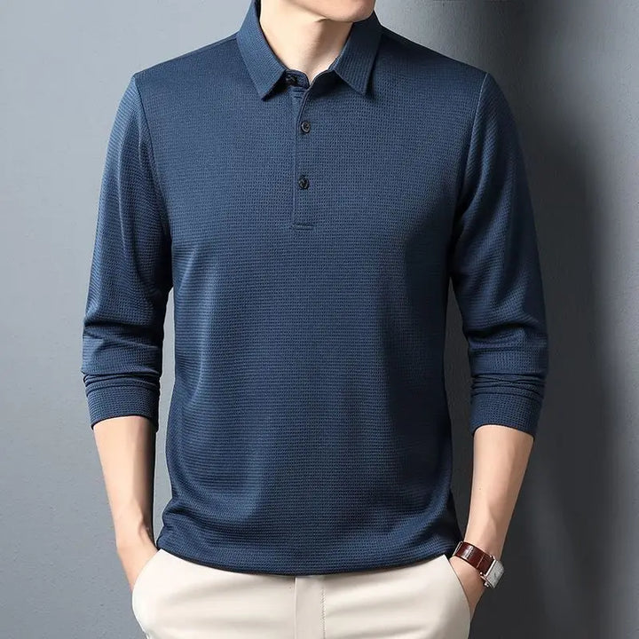 Polo de gofre informal