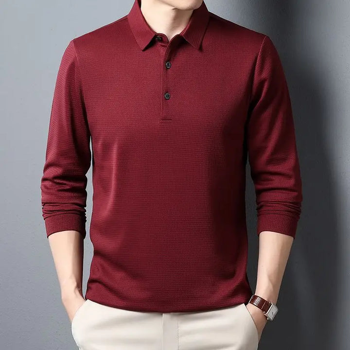 Polo de gofre informal