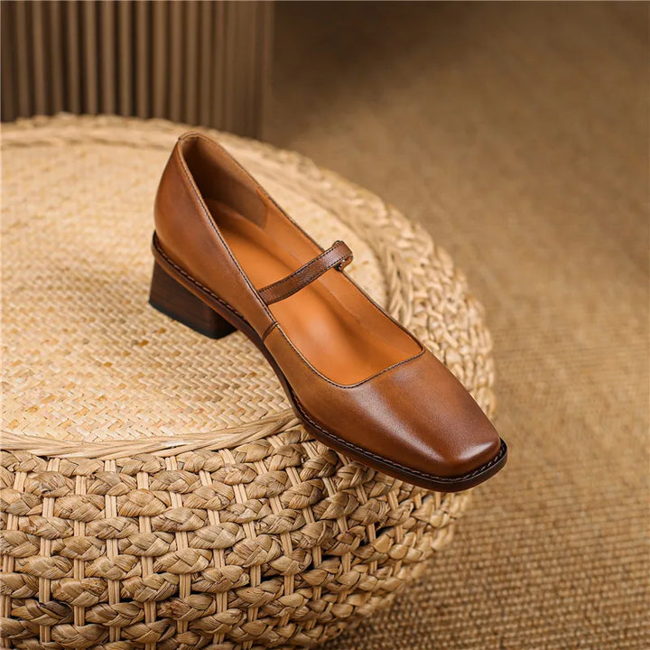 Women’s Spring Strap Block Heel Shoes