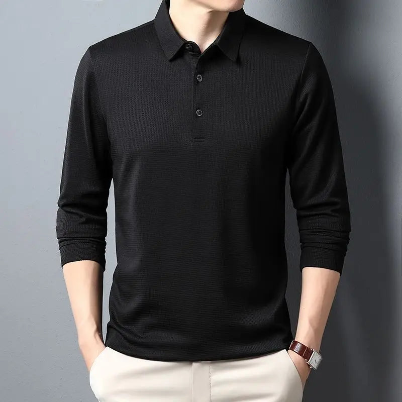Polo de gofre informal