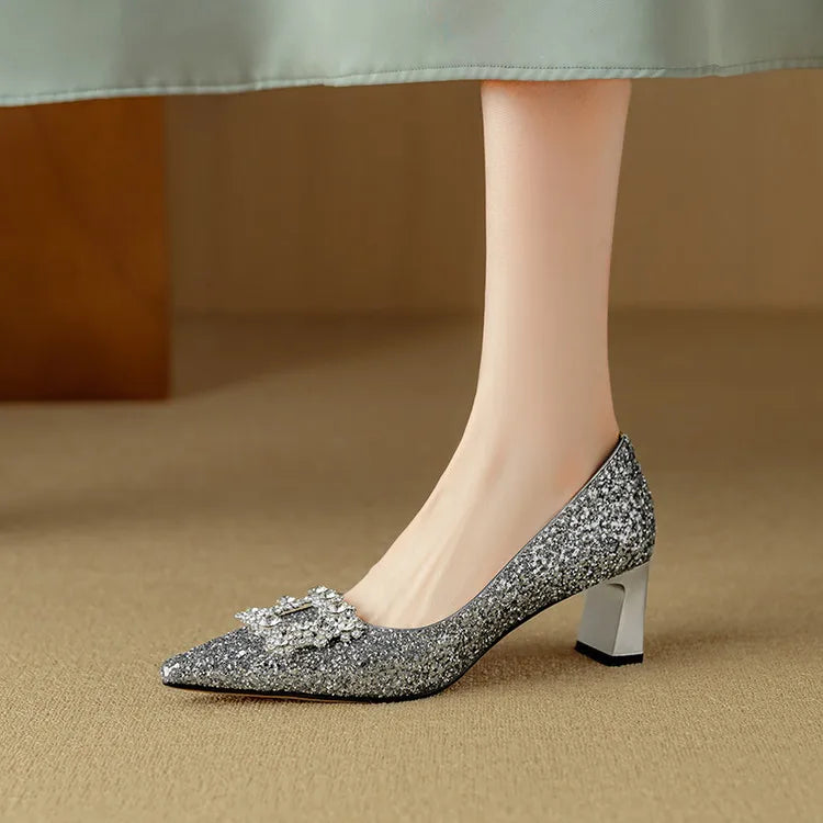 Glitter Pumps