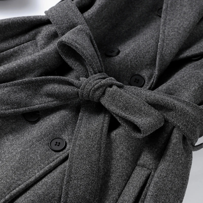 Winter Long Trench Wool Coat
