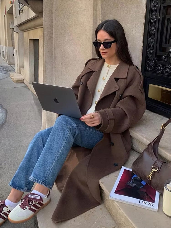 Winter Long Trench Wool Coat