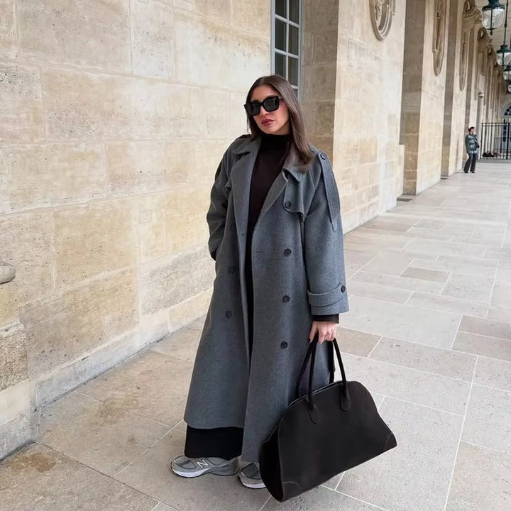 Winter Long Trench Wool Coat